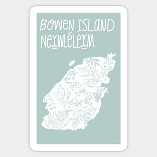 Bowen Island Flora Sticker